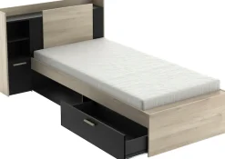 Demeyere GROUP Einzelbett »Life« ideal für kleine Räume, platzsparend, viel Stauraum