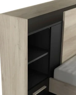 Demeyere GROUP Einzelbett »Life« ideal für kleine Räume, platzsparend, viel Stauraum
