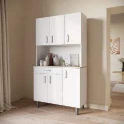 Demeyere GROUP Küchenbuffet »Garlic« KUECHENBUFFET 6 TUERIG/1 SCHUBLADEN, ohne Elektrogeräte
