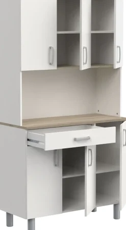 Demeyere GROUP Küchenbuffet »Garlic« KUECHENBUFFET 6 TUERIG/1 SCHUBLADEN, ohne Elektrogeräte