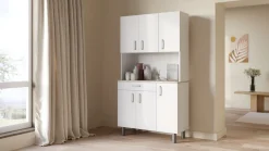 Demeyere GROUP Küchenbuffet »Garlic« KUECHENBUFFET 6 TUERIG/1 SCHUBLADEN, ohne Elektrogeräte