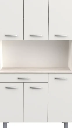 Demeyere GROUP Küchenbuffet »Pasta« KUECHENBUFFET 6 TUERIG/1 SCHUBLADEN, ohne Elektrogeräte