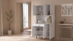 Demeyere GROUP Küchenbuffet »Pasta« KUECHENBUFFET 6 TUERIG/1 SCHUBLADEN, ohne Elektrogeräte