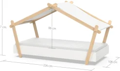 Demeyere GROUP Kinderbett »Lodge« Bett in der Hausform