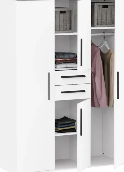 Demeyere GROUP Kleiderschrank »VERSATIL Schrank 4 Türen, 2 Schubladen«