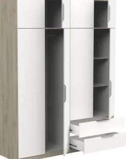 Demeyere GROUP Kleiderschrank »Ghost« Breite ca. 157cm,Höhe ca. 200cm,viel Stauraum,mit Innenaustattung