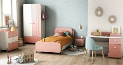 Demeyere GROUP Kombikommode »Jade« Schublade mit Rollenauszügen, Runde Knopfgriffe mit Roségold-Finish
