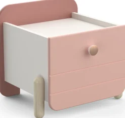 Demeyere GROUP Nachtkommode »Jade« Schublade mit Rollenauszügen, Runde Knopfgriffe mit Roségold-Finish