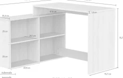 Demeyere GROUP Schreibtisch »CORNER Eckschreibtisch« Funtionales Design