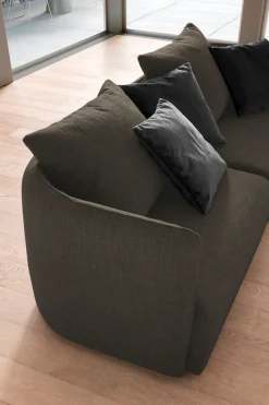 designwerk Big-Sofa »New York, anmutendes Designsofa« mit schmaler Arm- & Rückenlehne