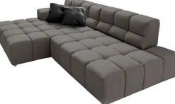designwerk Ecksofa »Temple, Designsofa trifft hohen Sitzkomfort, L-Form« mit Sitztiefenverstellung
