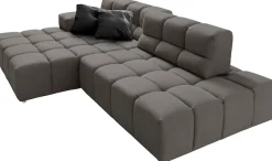 designwerk Ecksofa »Temple, Designsofa trifft hohen Sitzkomfort, L-Form« mit Sitztiefenverstellung