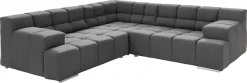 designwerk Ecksofa »Temple L-Form, tolles Designsofa« mit Sitztiefenverstellung