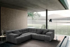 designwerk Ecksofa »Temple L-Form, tolles Designsofa« mit Sitztiefenverstellung