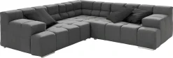 designwerk Ecksofa »Temple L-Form, tolles Designsofa« mit Sitztiefenverstellung