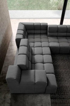 designwerk Ecksofa »Temple L-Form, tolles Designsofa« mit Sitztiefenverstellung