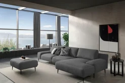 designwerk Hocker »Forma, zeitloser Desighocker mit aktuellem Fuß« in hochwertiger Verarbeitung & tollem Sitzkomfort