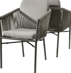Destiny Gartensessel »LUCCA« Set, 2 Stk. tlg. Aluminium, Olefin-Rope, inkl. Auflagen, stapelbar