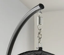 Destiny Hängesessel »COCO DE LUXE II« Stahl, Aluminium, Polyrattan, mit Gestell, inkl. Auflagen