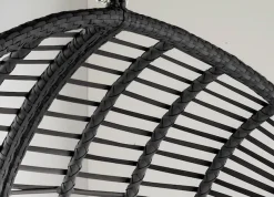 Destiny Hängesessel »COCO DE LUXE II« Stahl, Aluminium, Polyrattan, mit Gestell, inkl. Auflagen
