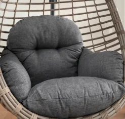 Destiny Hängesessel »COCO SUNRISE« Stahl, Polyrattan, mit Gestell, inkl. Auflagen