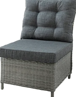 Destiny Loungesessel »PALMA« Aluminium, Polyrattan, inkl. Auflagen