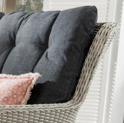 Destiny Loungesofa »CASA« Aluminium, Polyrattan, 2er Sofa, inkl. Auflagen
