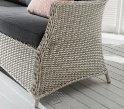 Destiny Loungesofa »CASA« Aluminium, Polyrattan, 2er Sofa, inkl. Auflagen