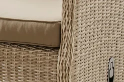 Destiny Loungesofa »MERANO II« Aluminium, Polyrattan, 2er Sofa, inkl. Auflagen
