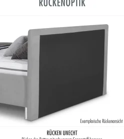 Die PlanBar Boxspringbett »OC-ON23148« inkl. Wendematratzen u. Bonellfederkern Unterbau, 160/180x200cm