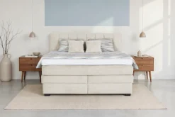 Die PlanBar Boxspringbett »OC-ON21088« inkl. Matratzen u. Bonellfederkern Unterbau, Stauraum, 160/180x200cm