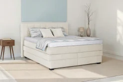 Die PlanBar Boxspringbett »OC-ON21088« inkl. Matratzen u. Bonellfederkern Unterbau, Stauraum, 160/180x200cm