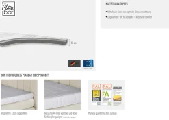 Die PlanBar Boxspringbett »OC-ON21088« inkl. Matratzen u. Bonellfederkern Unterbau, Stauraum, 160/180x200cm