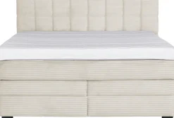 Die PlanBar Boxspringbett »OC-ON21088« inkl. Matratzen u. Bonellfederkern Unterbau, Stauraum, 160/180x200cm