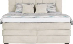 Die PlanBar Boxspringbett »OC-ON21088« inkl. Matratzen u. Bonellfederkern Unterbau, Stauraum, 160/180x200cm