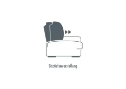 Die PlanBar Ecksofa »MP-IN16012 L-Form, mit Federkern-Polsterung« inkl. Sitztiefenverstellung, wahlweise mit weiteren Funktionen