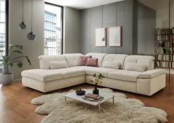 Die PlanBar Ecksofa »MP-IN16012 L-Form mit Federkern-Polsterung« inkl. Sitztiefenverstellung, optional mit Funktionen,