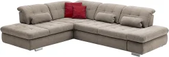 Die PlanBar Ecksofa »MP-IN17004 L-Form, Breite 323 cm, mit Federkern-Polsterung« inkl. Sitztiefenverstellung, wahlweise weitere Funktionen