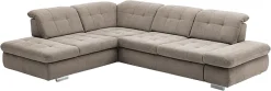 Die PlanBar Ecksofa »MP-IN17004 L-Form, Breite 323 cm, mit Federkern-Polsterung« inkl. Sitztiefenverstellung, wahlweise weitere Funktionen