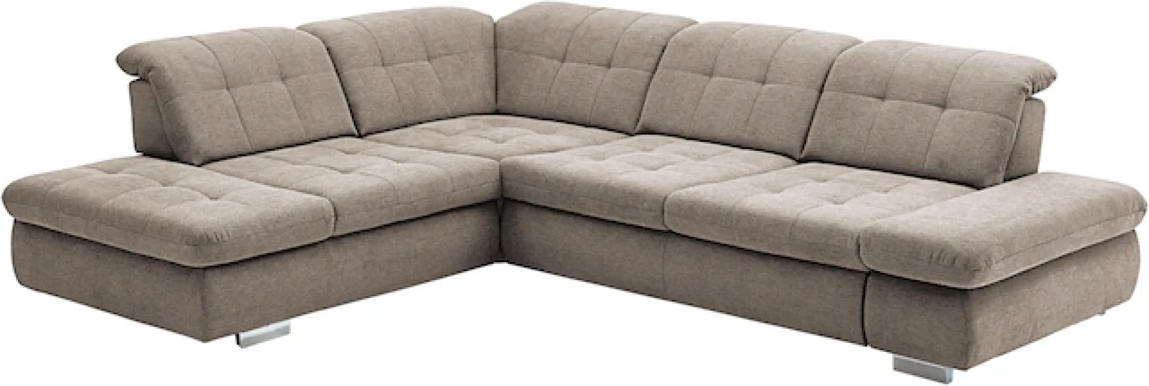 Die PlanBar Ecksofa »MP-IN17004 L-Form, Breite 323 cm, mit Federkern-Polsterung« inkl. Sitztiefenverstellung, wahlweise weitere Funktionen
