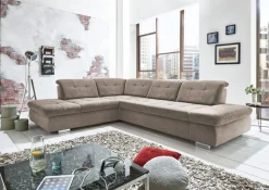 Die PlanBar Ecksofa »MP-IN17004 L-Form, Breite 323 cm, mit Federkern-Polsterung« inkl. Sitztiefenverstellung, wahlweise weitere Funktionen