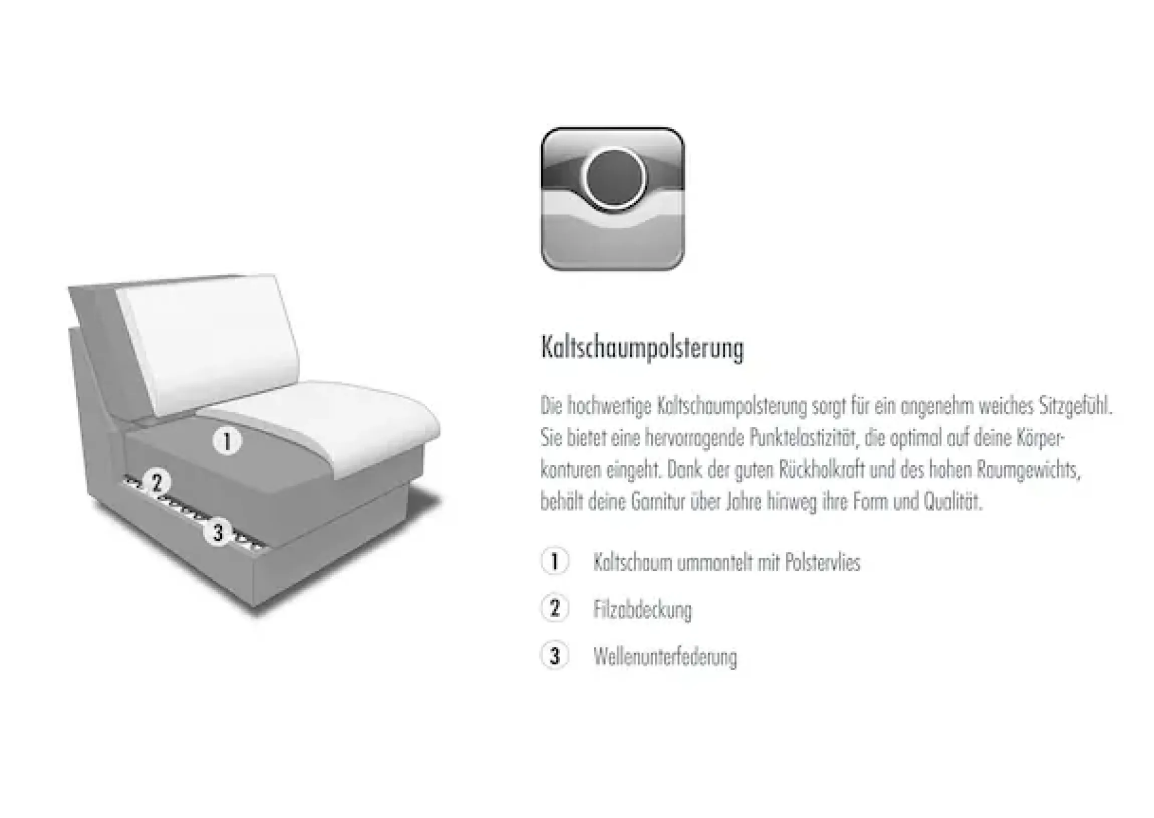 Die PlanBar Ecksofa »MP-IN17004 L-Form, Breite 331 cm, Kaltschaum-Polsterung« inkl. Sitztiefenverstellung, wahlweise weitere Funktionen
