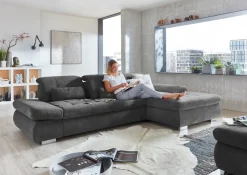 Die PlanBar Ecksofa »MP-IN17004 L-Form, Breite 331 cm, Kaltschaum-Polsterung« inkl. Sitztiefenverstellung, wahlweise weitere Funktionen