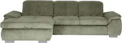 Die PlanBar Ecksofa »MP-IN16037 L-Form, Breite 289 cm, mit Kaltschaum-Polsterung« mit Sitztiefenverstellung & Zierkissen