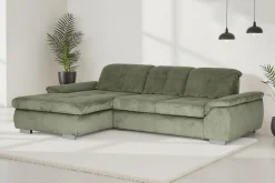 Die PlanBar Ecksofa »MP-IN16037 L-Form, Breite 289 cm, mit Kaltschaum-Polsterung« mit Sitztiefenverstellung & Zierkissen