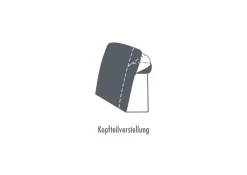 Die PlanBar Ecksofa »MP-IN15053 L-Form breiter Schenkel« mit Kopfteilverstellung, wahlweise mit manueller Vorziehbank