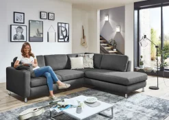 Die PlanBar Ecksofa »MP-IN19027 L-Form« wahlweise mit Schlaffunktion, mit Kaltschaum