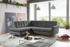 Die PlanBar Ecksofa »MP-IN20016 L-Form mit Kaltschaum-Polsterung« wahlweise mit Kopfstützen und Schlaffunktion