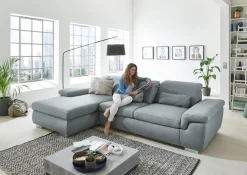Die PlanBar Ecksofa »MP-IN17041 L-Form, Breite 325 cm« Sitztiefenverstellung, optional Kopfteilverstellung & Schlaffunktion