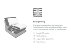 Die PlanBar Ecksofa »MP-IN17041 L-Form, Breite 325 cm« Sitztiefenverstellung, optional Kopfteilverstellung & Schlaffunktion